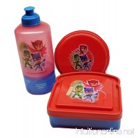Pj Masks BPA Free 1 Snack Water Bottle  1 Sandwich Box  1 Snack Container by Zak Designs Bundle Set - B079TM15H7